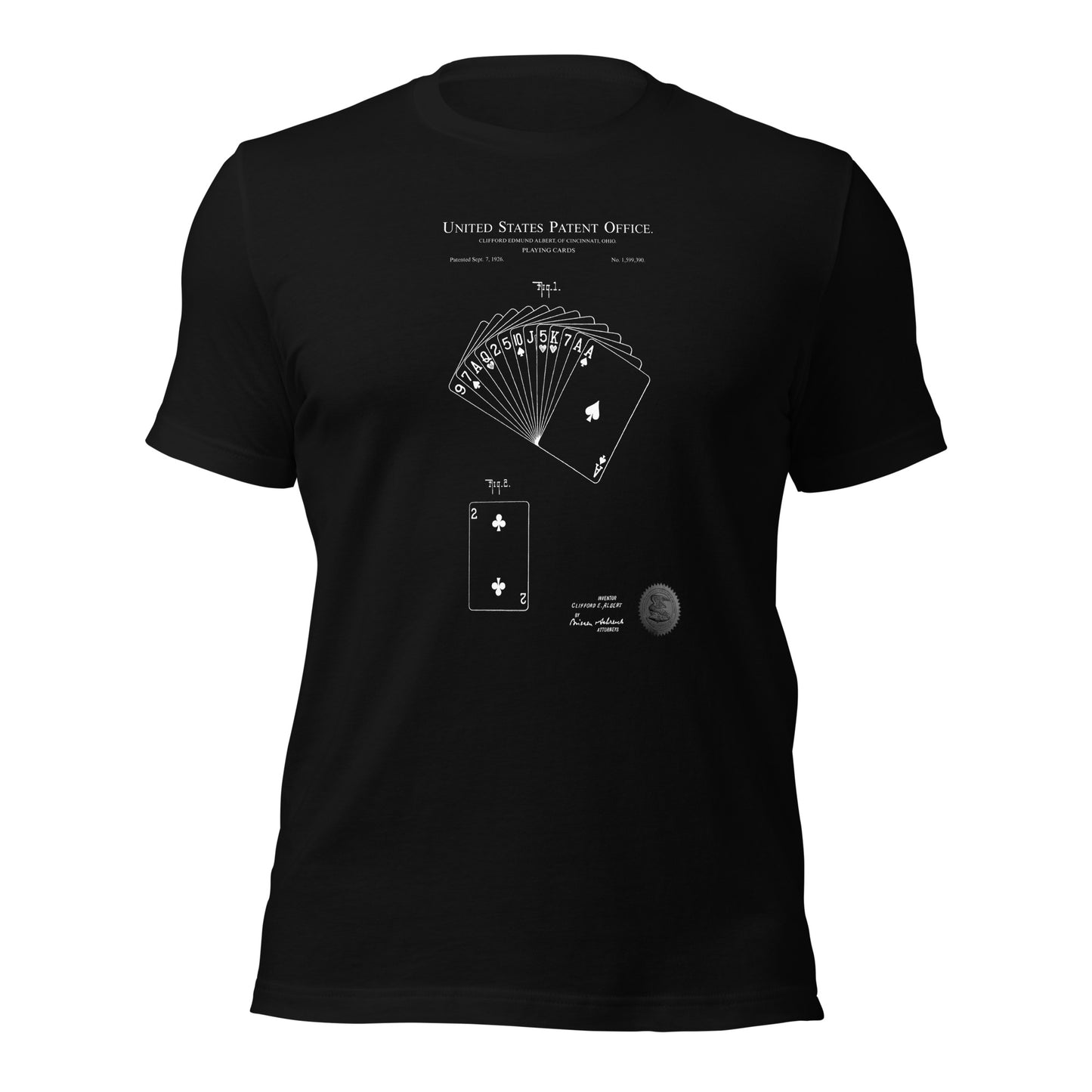 Playing Card Patent T-Shirt